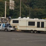 all the toys ready to go camping